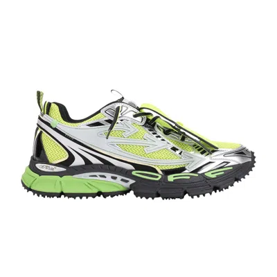 Pre-owned Off-white Be Right Back 'silver Green Fluo' | Men's Size 41