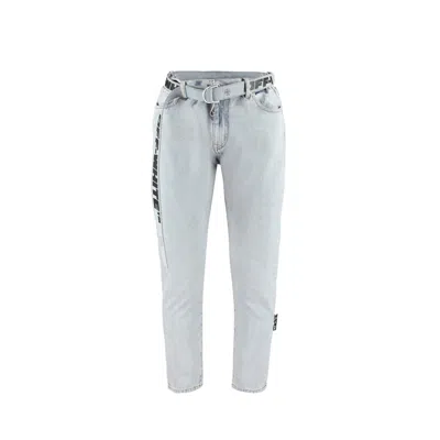 OFF-WHITE OFF WHITE OFF WHITE BELTED DENIM JEANS