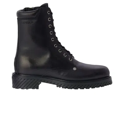 Pre-owned Off-white Diag Lace-up Combat Boot 'black' | Men's Size 44