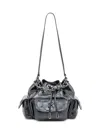Off-white Dumbo Drawstring Bucket Bag In Black