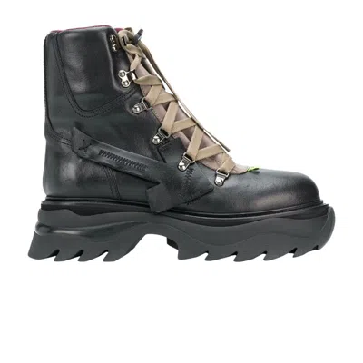 Pre-owned Off-white Equipment Platform Boot 'black Beige' | Men's Size 42
