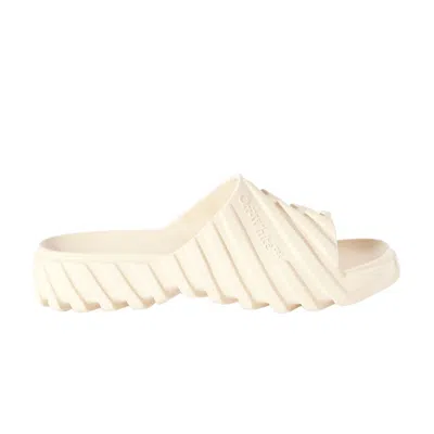 Pre-owned Off-white Exploration Sliders 'angora' | Cream | Men's Size 43
