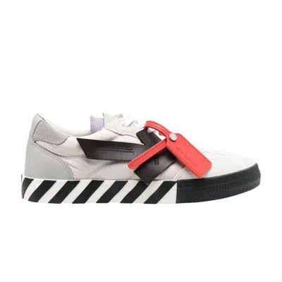 Pre-owned Off-white Floating Arrow Low Vulc Leather 'white Black' | Men's Size 39