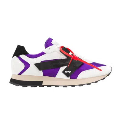 Pre-owned Off-white Hg Runner Low 'purple White' | Men's Size 40.5