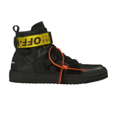 Pre-owned Off-white High Top Sneaker 'black' | Men's Size 39