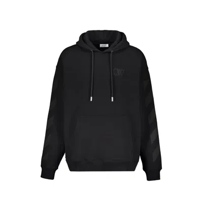 Off-white Off White Off White Hooded Sweatshirt In Black