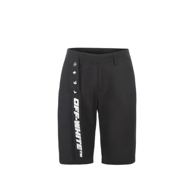 Off-white Off White Off White Industrial Belt Chino Shorts In Black