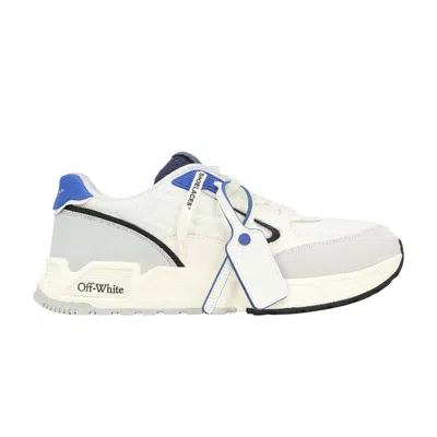 Pre-owned Off-white Kick Off Sneaker 'white Grey Blue' | Men's Size 38