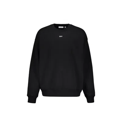 Off-white Off White Off White Logo Sweatshirt In Black
