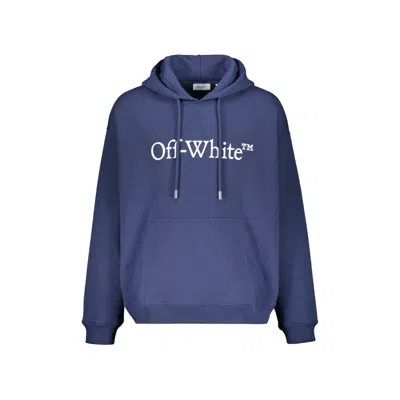 Off-white Off White Off White Logo Sweatshirt In Blue