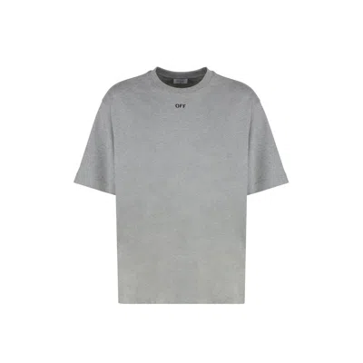 Off-white Off White Off White Logo T Shirt In Gray