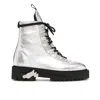 OFF-WHITE OFF WHITE OFF WHITE METALLIC FINISH ANKLE BOOTS