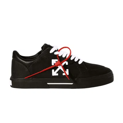 Pre-owned Off-white New Low Vulcanized 'black White' 2024 | Men's Size 42