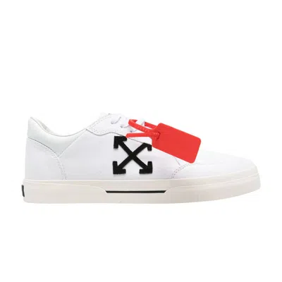 Pre-owned Off-white New Low Vulcanized 'white Black' 2024 | Men's Size 41