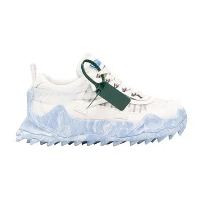 Pre-owned Off-white Odsy-1000 'beige Blue Marble' | Cream | Men's Size 44