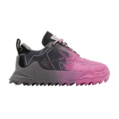 Pre-owned Off-white Odsy-1000 'pink Purple Spray Paint' | Men's Size 43