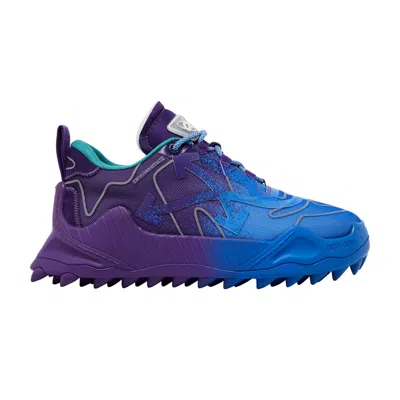 Pre-owned Off-white Odsy-1000 'purple Blue Spray Paint' | Men's Size 41