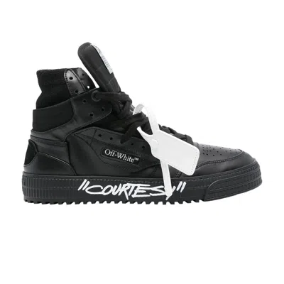 Pre-owned Off-white Off-court 3.0 High 'courtesy - Black White' | Men's Size 44