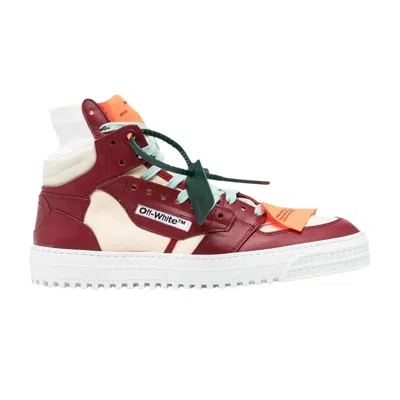 Pre-owned Off-white Off-court 3.0 High 'pristine Barolo' | Red | Men's Size 38