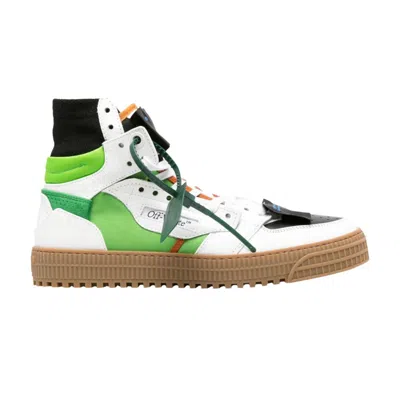 Pre-owned Off-white Off-court 3.0 High 'white Black Green' | Men's Size 43