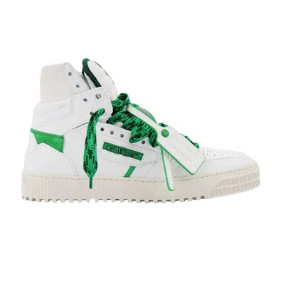 Pre-owned Off-white Off-court 3.0 High 'white Bright Green' | Men's Size 42