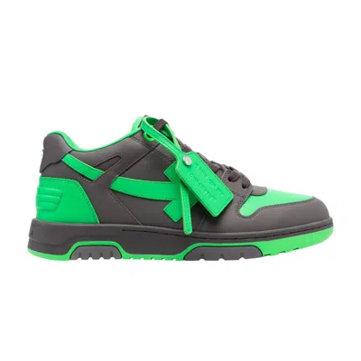 Pre-owned Off-white Out Of Office 'black Green Fluo' | Grey | Men's Size 42 In Gray