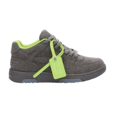 Pre-owned Off-white Out Of Office 'dark Grey Fluorescent Green' | Men's Size 41 In Gray