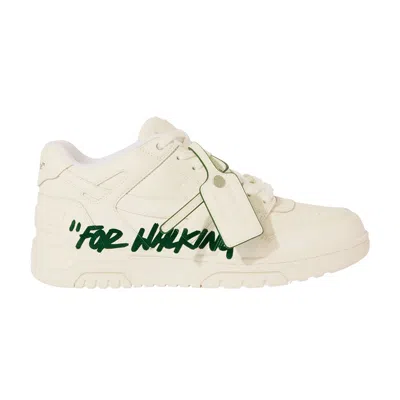 Pre-owned Off-white Out Of Office 'for Walking - White Jet Green' | Men's Size 41