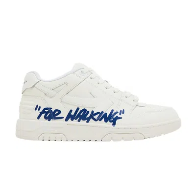Pre-owned Off-white Out Of Office Low 'for Walking - White Blue White Sole' | Men's Size 38