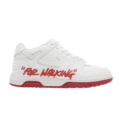 Pre-owned Off-white Out Of Office Low 'for Walking - White Red' 2023 | Men's Size 47