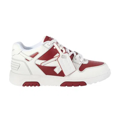 Pre-owned Off-white Out Of Office Low 'white Brick Red' | Men's Size 41