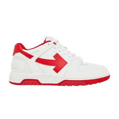 Pre-owned Off-white Out Of Office Low 'white Red' | Men's Size 44