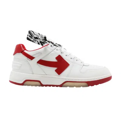 Pre-owned Off-white Out Of Office Low 'white Red' | Men's Size 44