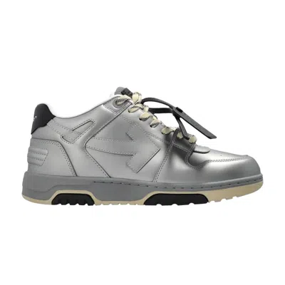 Pre-owned Off-white Out Of Office 'metallic Silver' | Men's Size 41