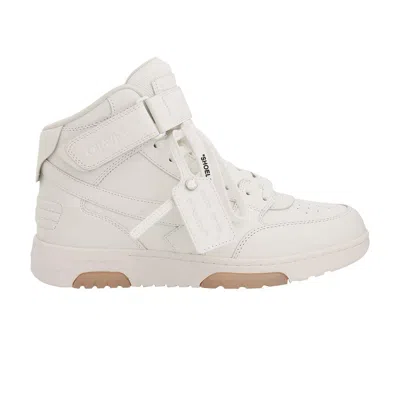 Pre-owned Off-white Out Of Office Mid 'white Beige Sole' | Men's Size 43