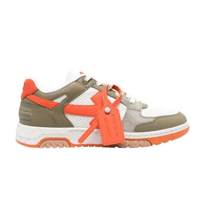 Pre-owned Off-white Out Of Office Slim 'military Bright Orange' | Green | Men's Size 41