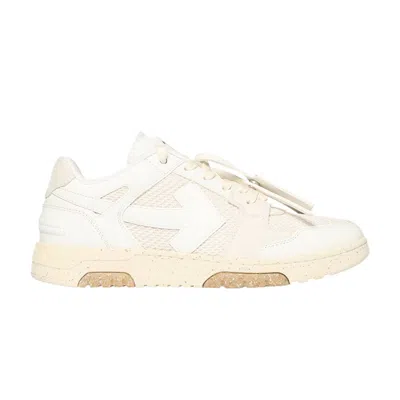 Pre-owned Off-white Out Of Office Slim 'white Beige' | Men's Size 39