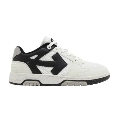 Pre-owned Off-white Out Of Office Slim 'white Black Speckled' | Men's Size 41