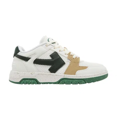 Pre-owned Off-white Out Of Office Slim 'white Green' | Men's Size 39