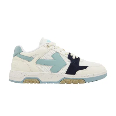 Pre-owned Off-white Out Of Office Slim 'white Light Blue' | Men's Size 39
