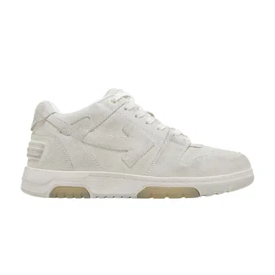 Pre-owned Off-white Out Of Office 'vintage White Suede' | Men's Size 41