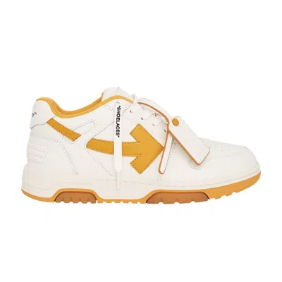 Pre-owned Off-white Out Of Office 'white Ocher Yellow' | Men's Size 42