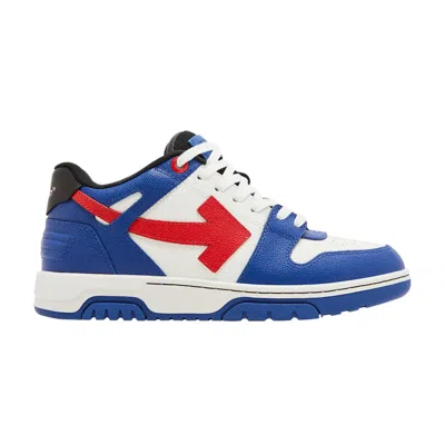 Pre-owned Off-white Out Of Office 'white Royal Blue Red' | Men's Size 41