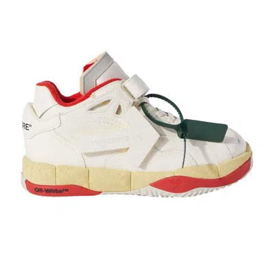 Pre-owned Off-white Puzzle Couture Low 'white Red' | Men's Size 43