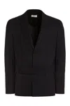 Off-white Strap Relax Black Virgin Wool Jacket