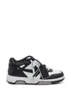 Off-white Sneakers Low Vulcanized In Leather And Fabric In Black