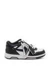 Off-white Sneakers Low Vulcanized In Leather And Fabric In Black