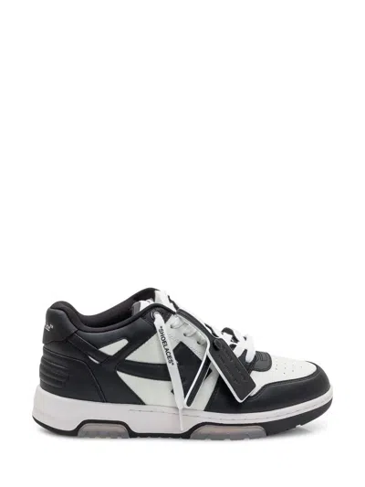 Off-white Sneakers Low Vulcanized In Leather And Fabric In Black