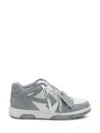 Off-white White And Grey Out Of Office Sneakers In Gray