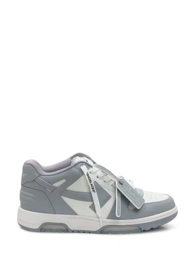 Off-white Sneakers Low Vulcanized In Leather And Fabric In Gray